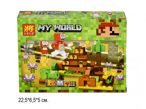 Набор 4 конструктора Майнкрафт My World Minecraft «Большие приключения Супер Марио 4 в 1» (33139)