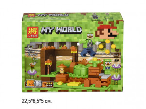 Набор 4 конструктора Майнкрафт My World Minecraft «Большие приключения Супер Марио 4 в 1» (33139)