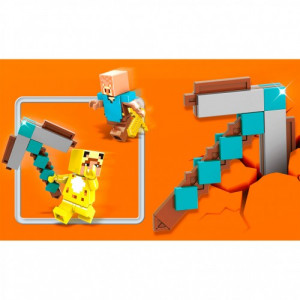 Конструктор Майнкрафт «Битва с Железным рыцарем»