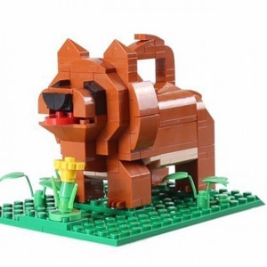 Конструктор Brick Cute Puppy «Четыре щенка»