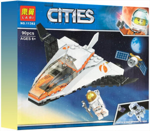 Конструктор Сити Cities «Миссия по ремонту спутника» Lari