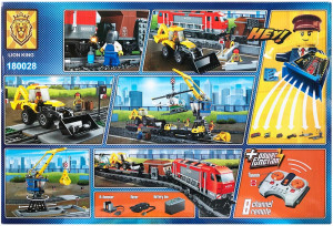 Конструктор Cities «Train Series: Мощный грузовой поезд» (40022)