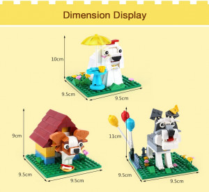 Конструктор Cuty Puppy «Три щенка»