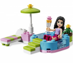 Конструктор Френдс Friends «Веселый бассейн Эммы»