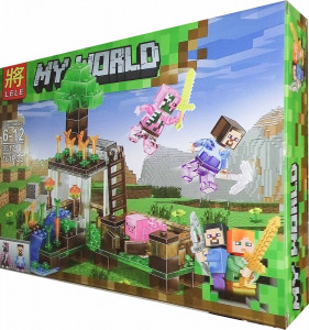 Конструктор Майнкрафт My World Minecraft «Нападение на ферму»