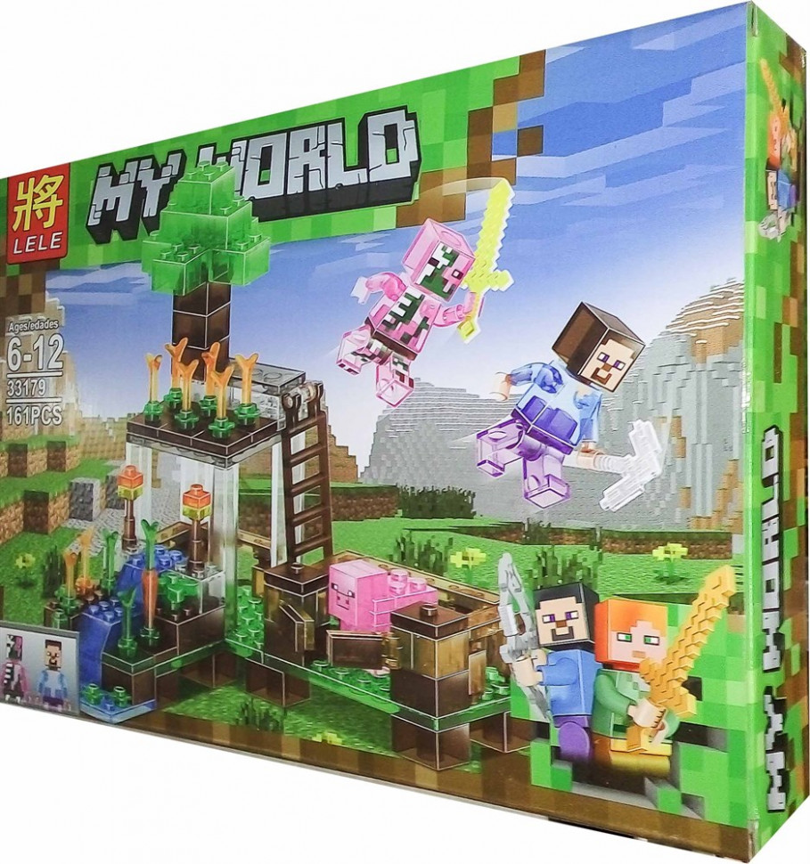 Конструктор Майнкрафт My World Minecraft «Нападение на ферму»