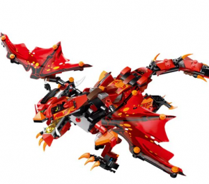 Радиоуправляемый конструктор Mould King  Gongfu king «Боевой красный дракон»