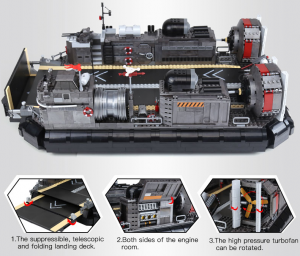 Конструктор XINGBAO MOC «Десантный корабль-амфибия «Акула»