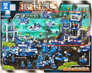 Конструктор Город «Нападение на полицейский участок» ZheGao