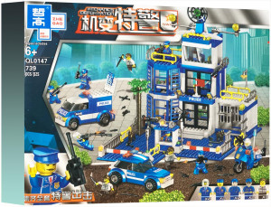 Конструктор Город «Нападение на полицейский участок» ZheGao