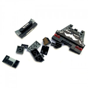 Радиоуправляемый конструктор Mould King Bat Story «Бэтмобиль: чёрный»