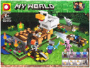Конструктор Майнкрафт My World «Куриная ферма» DLP4001