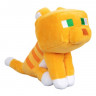 Мягкая игрушка Майнкрафт плюшевый Оранжевый кот Tabby Cat Minecraft, 18 см