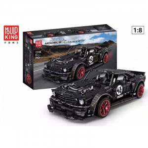 Конструктор Mould King «Автомобиль Ford Mustang Hoonicorn: чёрный»