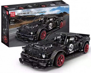 Конструктор Mould King «Автомобиль Ford Mustang Hoonicorn: чёрный»