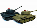 Радиоуправляемый танковый бой «T-34 и Тигр» (на аккум., свет, звук), 1:32