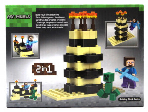 Конструктор Майнкрафт My World Minecraft «Стив с Крипером»