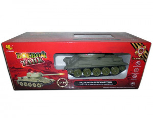Радиоуправляемый танк «Т-34» (на аккум., свет, звук)