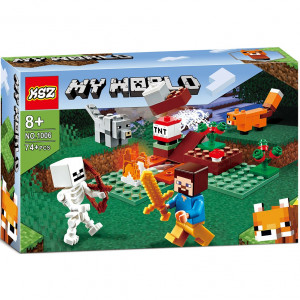 Конструктор Майнкрафт My World Minecraft «Стив со Скелетом»