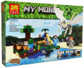 Конструктор Майнкрафт My World Minecraft «Союзники белого дракона»