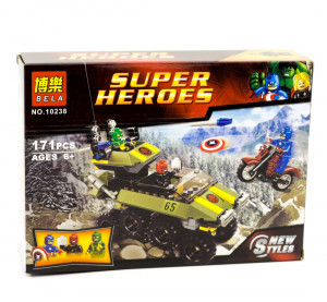 Конструктор Super Heroes «Капитан Америка против Гидры»