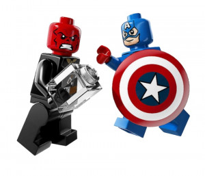 Конструктор Super Heroes «Капитан Америка против Гидры»