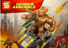 Набор 8 мини-конструкторов фигуры Heroes Assemble «Супергерои Мстители»