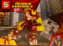 Набор 8 мини-конструкторов фигуры Heroes Assemble «Супергерои Мстители»