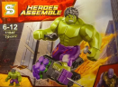 Набор 8 мини-конструкторов фигуры Heroes Assemble «Супергерои Мстители»