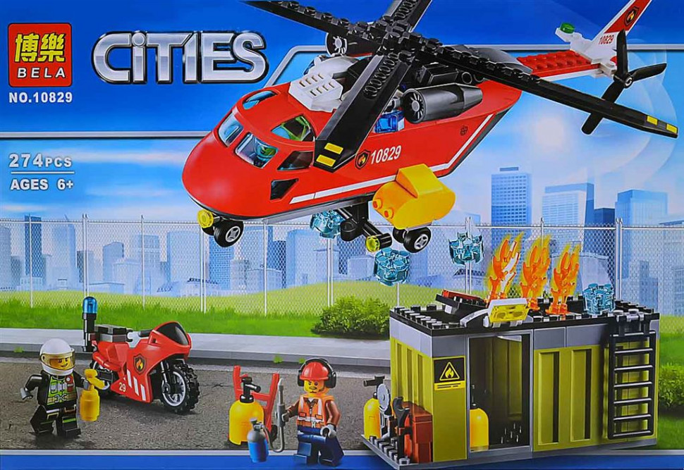 Конструктор Сити Cities Пожарная команда быстрого реагирования