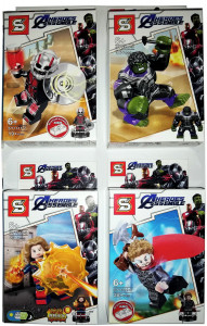 Набор 16 мини-конструкторов Heroes Assemble «Мстители»