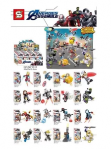 Набор 16 мини-конструкторов Heroes Assemble «Мстители»