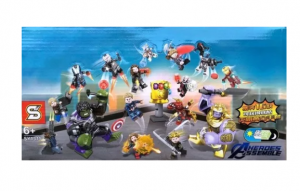 Набор 16 мини-конструкторов Heroes Assemble «Мстители»