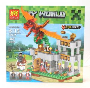 Конструктор Майнкрафт «Огненный дракон»
