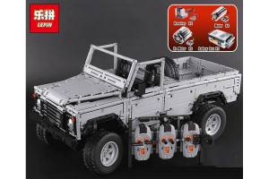 Конструктор Техникс «MOC Моторизированный внедорожник пикап»