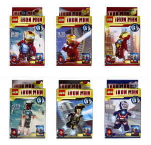 Набор 6 мини-конструкторов Iron Man