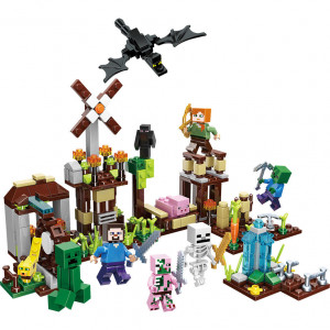 Набор 8 конструкторов Майнкрафт «Герои в парке»: 10 героев PRCK 63025