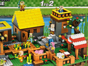 Конструктор Майнкрафт My World «Деревня мечты» 2 в 1 LX.A307