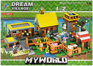 Конструктор Майнкрафт My World «Деревня мечты» 2 в 1 LX.A307