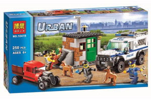 Конструктор Сити Urban «Полицейский отряд с собаками»