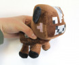 Мягкая игрушка Майнкрафт Телёнок плюшевый Cow Minecraft, 15 см
