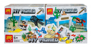 Конструктор Майнкрафт «Подводный мир» 6 шт.