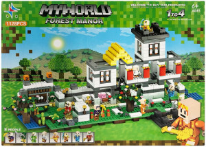 Конструктор Майнкрафт My World «Лесная деревня» 4 в 1 LX.A310