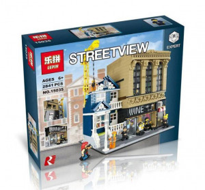 Конструктор Lepin StreetView 15035 Бар и финансовый центр