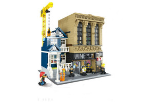 Конструктор Lepin StreetView 15035 Бар и финансовый центр