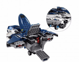 Конструктор Super Heroes «Погоня на Квинджете Мстителей»