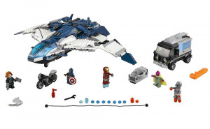 Конструктор Super Heroes «Погоня на Квинджете Мстителей»