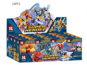 Набор 8 мини-конструкторов Super Heroes YL827