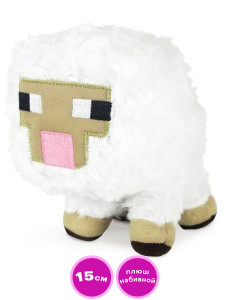Мягкая игрушка Майнкрафт Овечка плюшевая Sheep Minecraft, 15 см