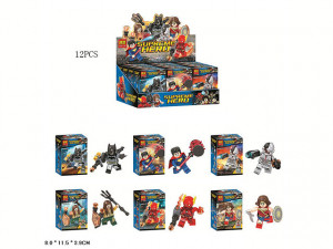 Набор 6 мини-конструкторов Supreme Heroes